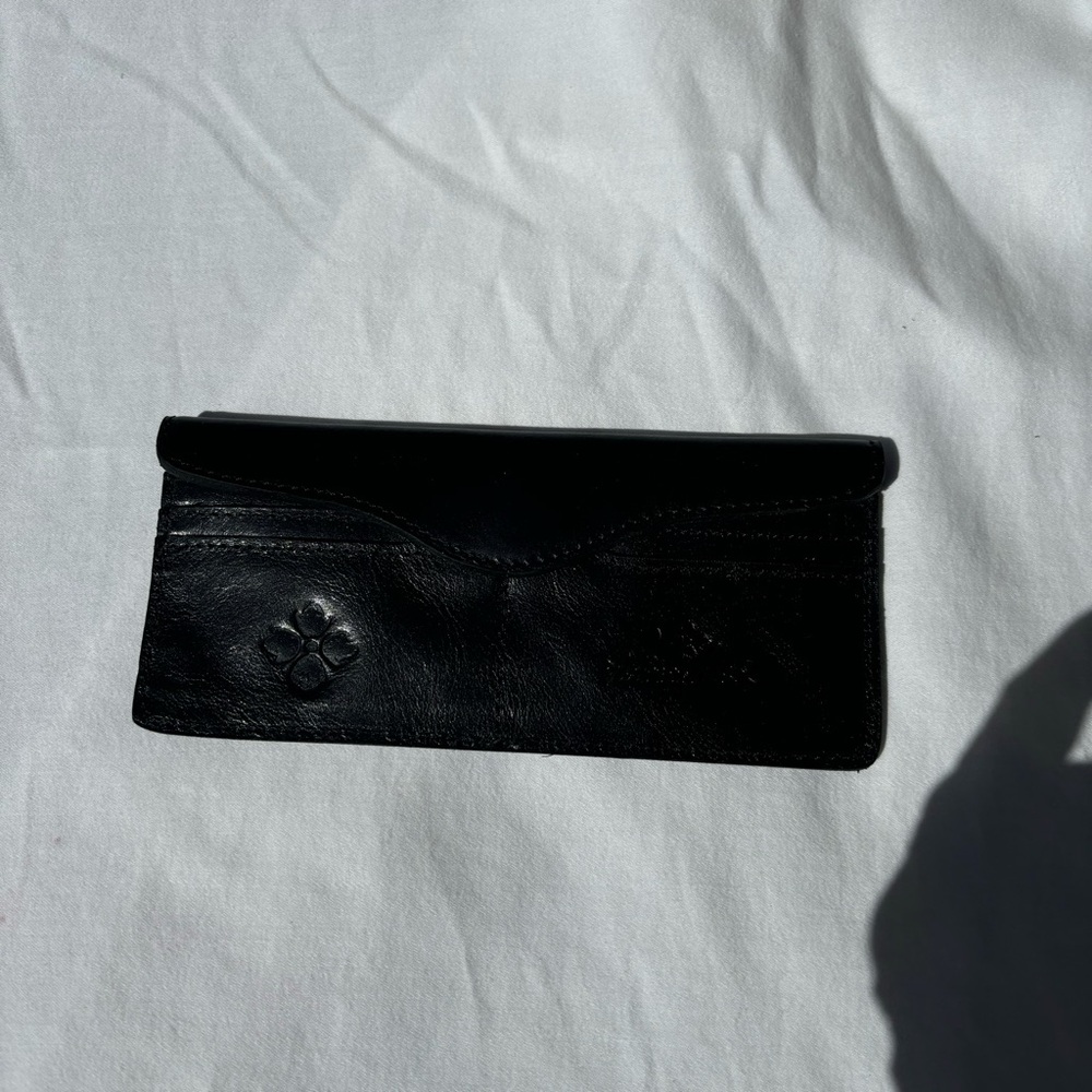 Patricia Nash Black Leather Wallet